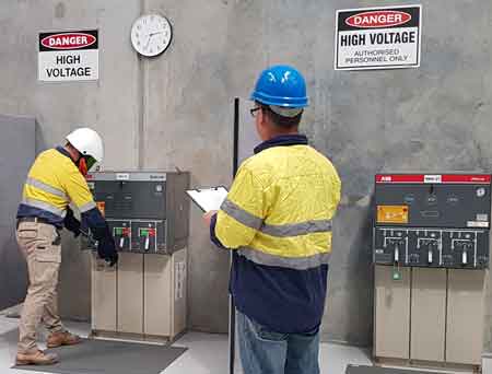 high voltage electrician