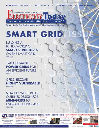 Electricity Today T&D Magazine - Smart Grid Summer 2018 Issue